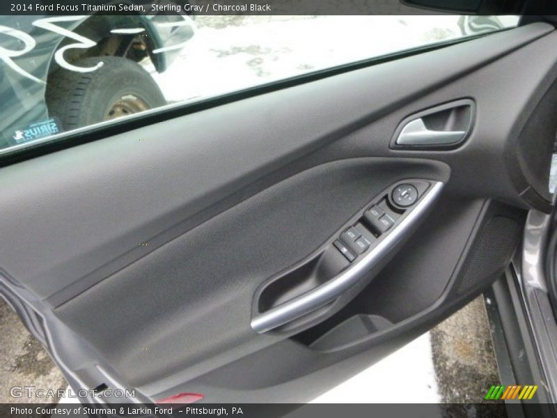 Sterling Gray / Charcoal Black 2014 Ford Focus Titanium Sedan