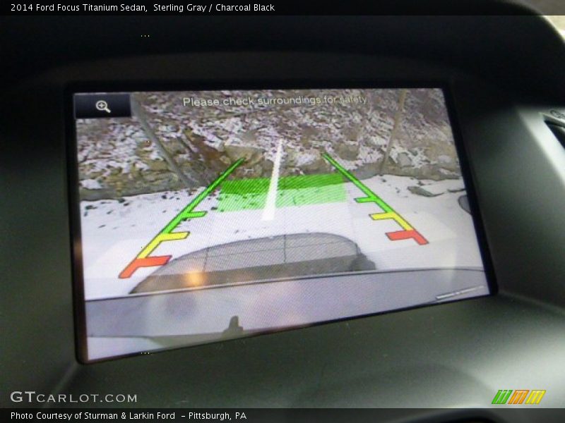 Sterling Gray / Charcoal Black 2014 Ford Focus Titanium Sedan