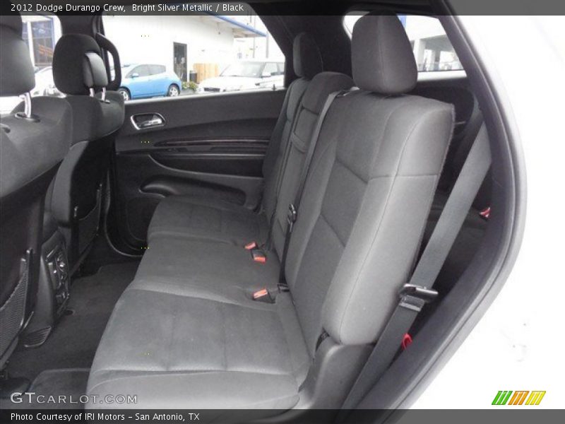 Bright Silver Metallic / Black 2012 Dodge Durango Crew