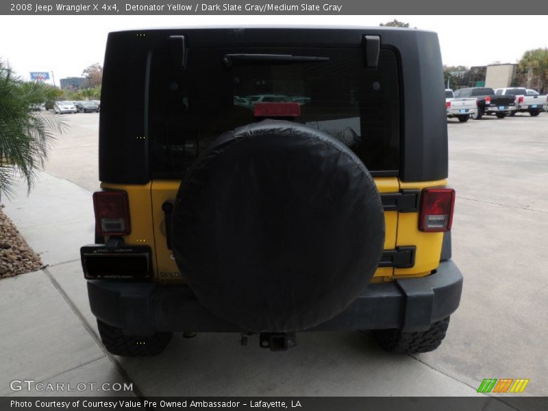 Detonator Yellow / Dark Slate Gray/Medium Slate Gray 2008 Jeep Wrangler X 4x4