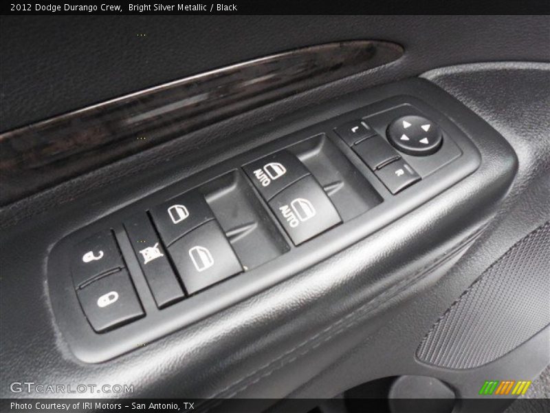 Bright Silver Metallic / Black 2012 Dodge Durango Crew