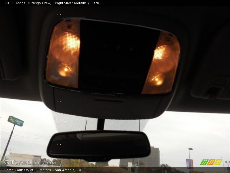 Bright Silver Metallic / Black 2012 Dodge Durango Crew