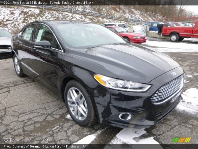 Tuxedo Black / Charcoal Black 2014 Ford Fusion SE EcoBoost