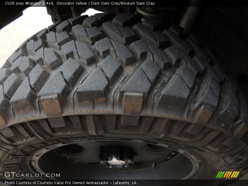 Detonator Yellow / Dark Slate Gray/Medium Slate Gray 2008 Jeep Wrangler X 4x4