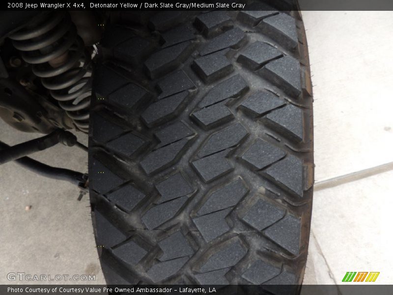 Detonator Yellow / Dark Slate Gray/Medium Slate Gray 2008 Jeep Wrangler X 4x4