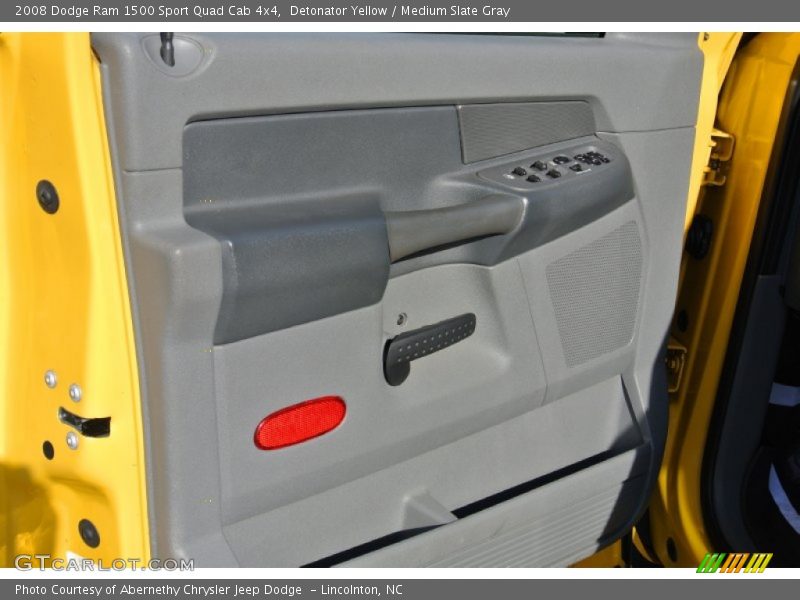 Detonator Yellow / Medium Slate Gray 2008 Dodge Ram 1500 Sport Quad Cab 4x4
