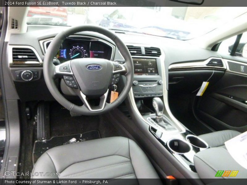 Tuxedo Black / Charcoal Black 2014 Ford Fusion SE EcoBoost