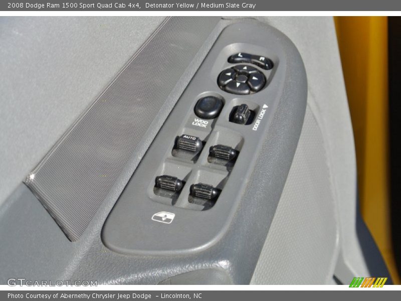 Detonator Yellow / Medium Slate Gray 2008 Dodge Ram 1500 Sport Quad Cab 4x4