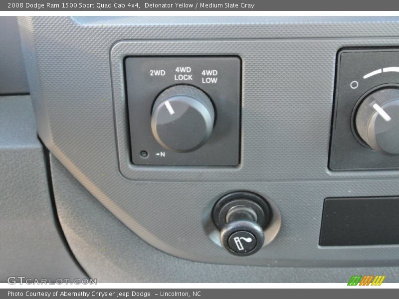 Detonator Yellow / Medium Slate Gray 2008 Dodge Ram 1500 Sport Quad Cab 4x4