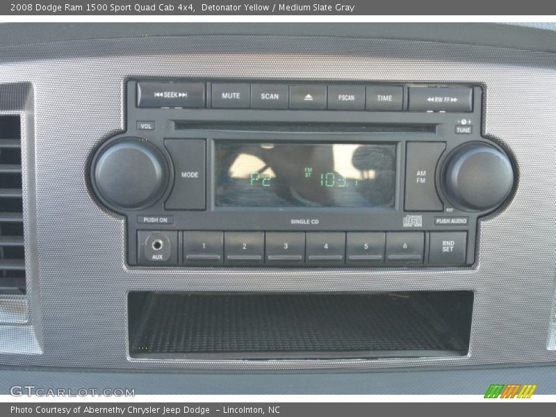 Audio System of 2008 Ram 1500 Sport Quad Cab 4x4