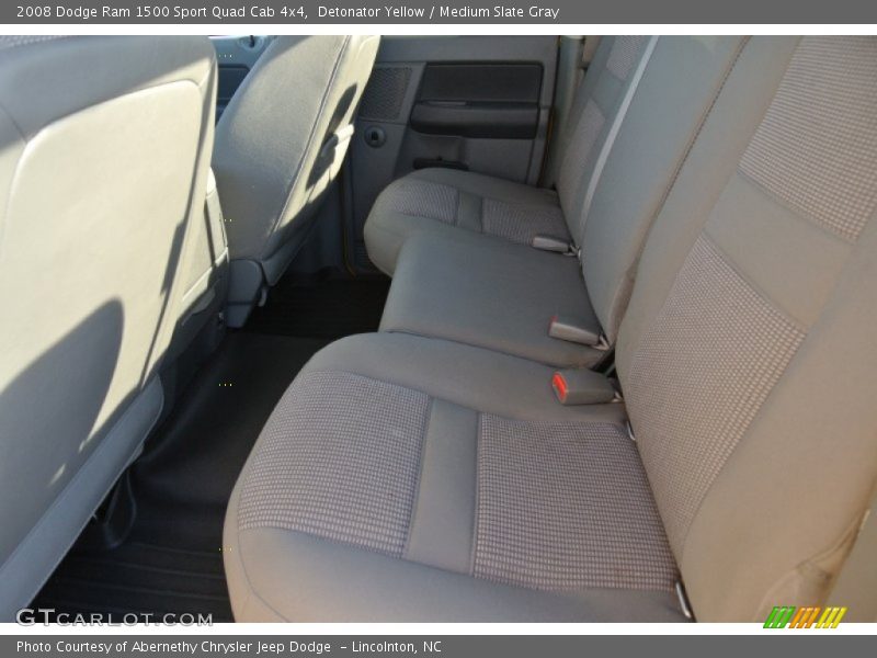 Detonator Yellow / Medium Slate Gray 2008 Dodge Ram 1500 Sport Quad Cab 4x4