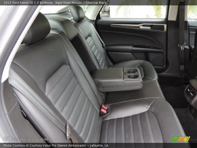 Ingot Silver Metallic / Charcoal Black 2013 Ford Fusion SE 2.0 EcoBoost