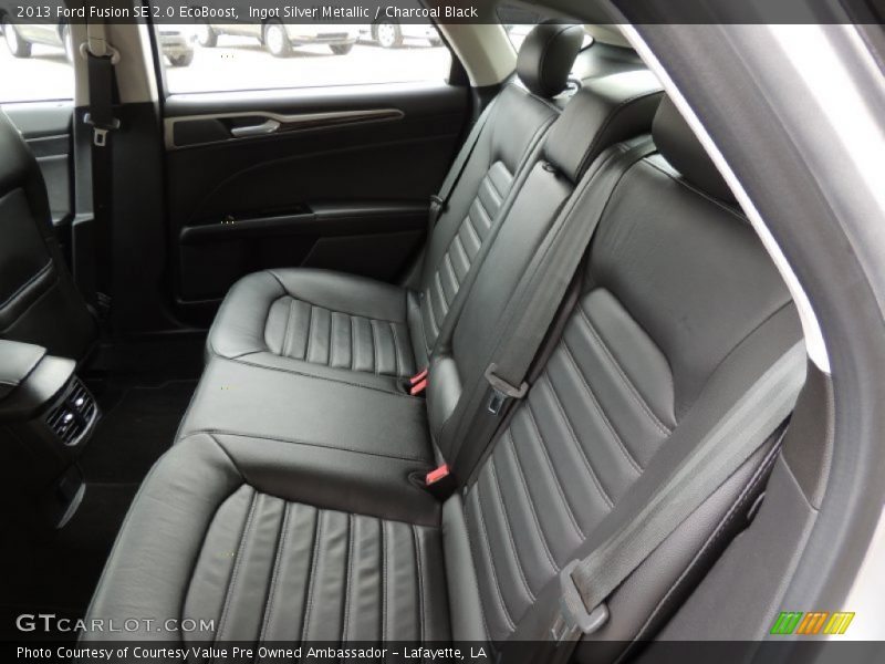 Ingot Silver Metallic / Charcoal Black 2013 Ford Fusion SE 2.0 EcoBoost