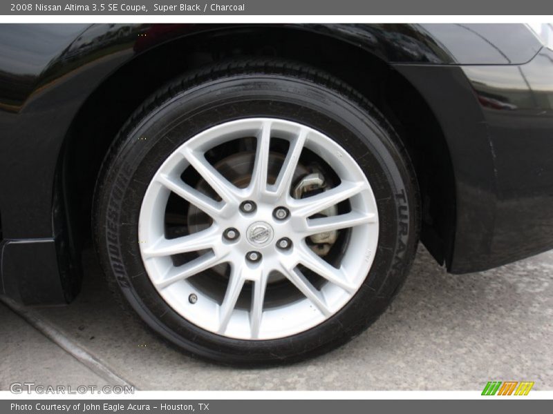Super Black / Charcoal 2008 Nissan Altima 3.5 SE Coupe