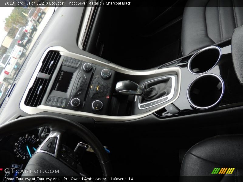 Ingot Silver Metallic / Charcoal Black 2013 Ford Fusion SE 2.0 EcoBoost