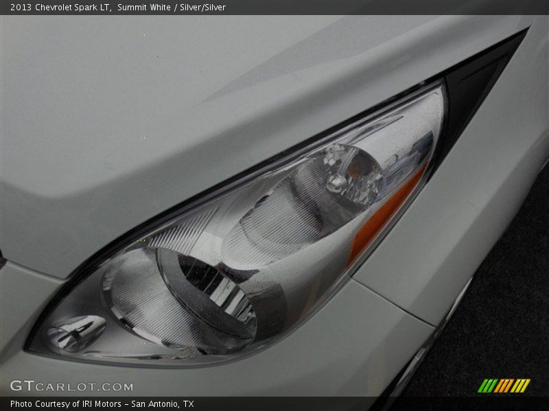 Summit White / Silver/Silver 2013 Chevrolet Spark LT