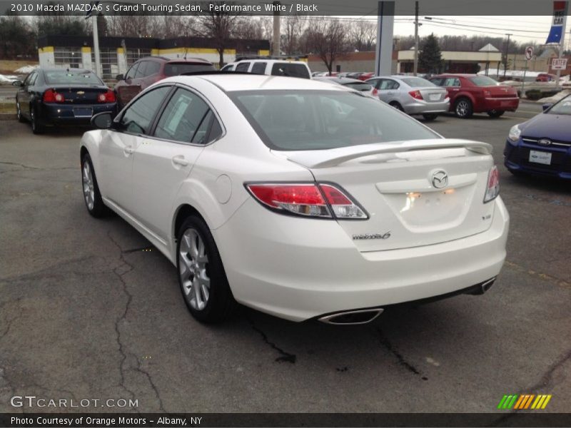 Performance White / Black 2010 Mazda MAZDA6 s Grand Touring Sedan