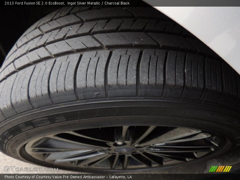 Ingot Silver Metallic / Charcoal Black 2013 Ford Fusion SE 2.0 EcoBoost