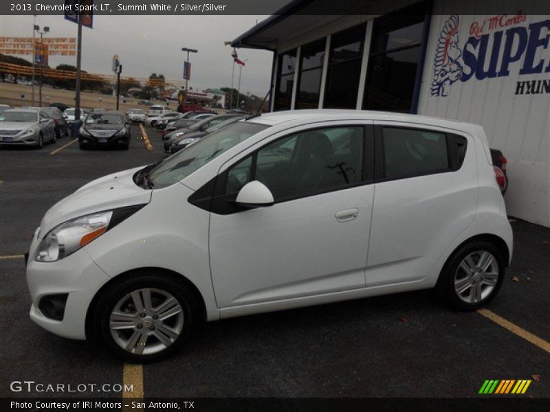 Summit White / Silver/Silver 2013 Chevrolet Spark LT