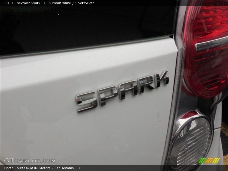 Summit White / Silver/Silver 2013 Chevrolet Spark LT