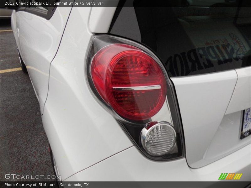 Summit White / Silver/Silver 2013 Chevrolet Spark LT