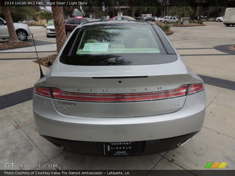 Ingot Silver / Light Dune 2014 Lincoln MKZ FWD
