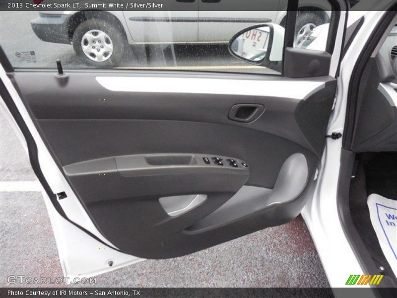 Summit White / Silver/Silver 2013 Chevrolet Spark LT