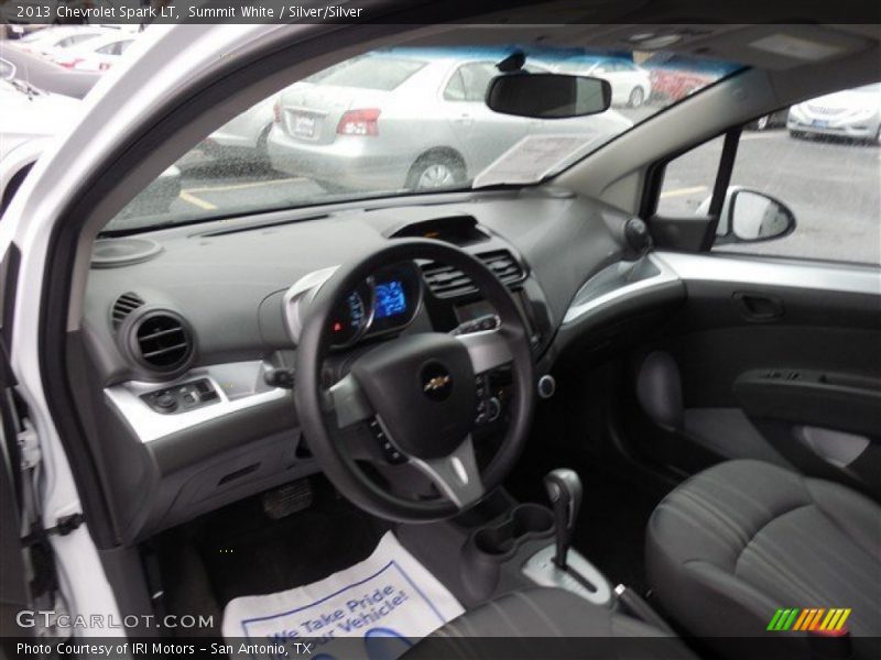 Summit White / Silver/Silver 2013 Chevrolet Spark LT