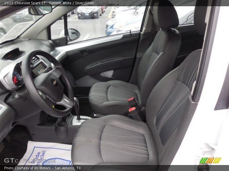 Summit White / Silver/Silver 2013 Chevrolet Spark LT