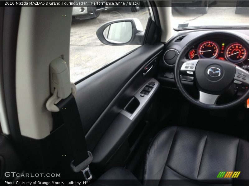 Performance White / Black 2010 Mazda MAZDA6 s Grand Touring Sedan