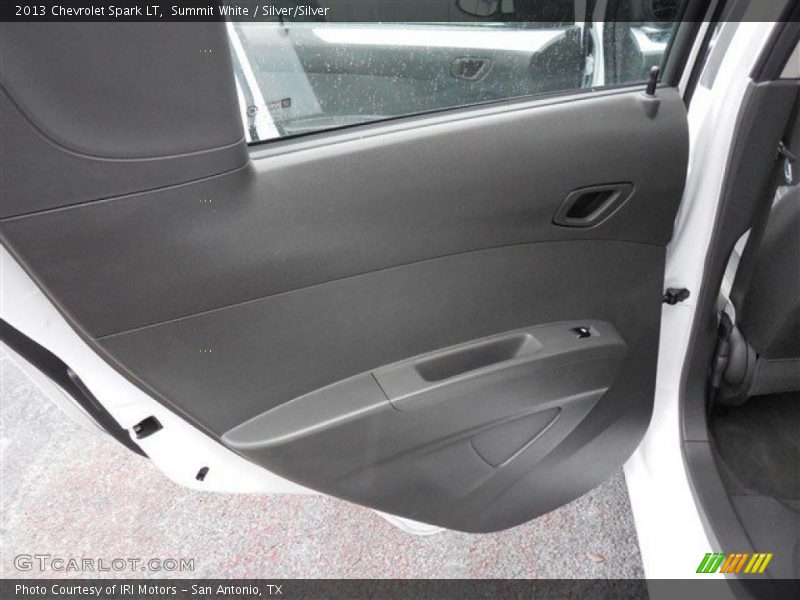 Summit White / Silver/Silver 2013 Chevrolet Spark LT