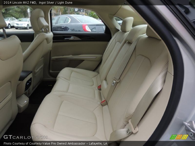 Rear Seat of 2014 MKZ FWD