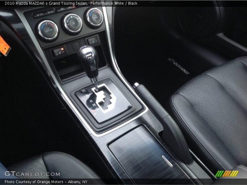 Performance White / Black 2010 Mazda MAZDA6 s Grand Touring Sedan