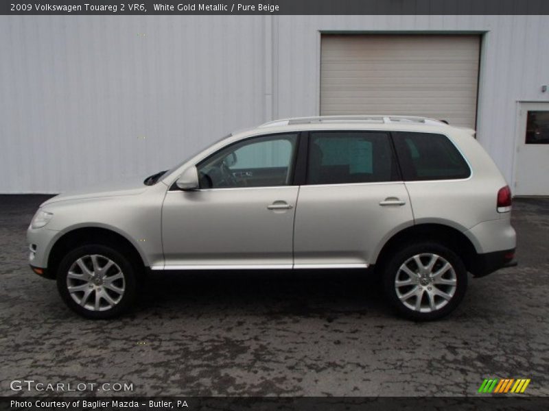White Gold Metallic / Pure Beige 2009 Volkswagen Touareg 2 VR6