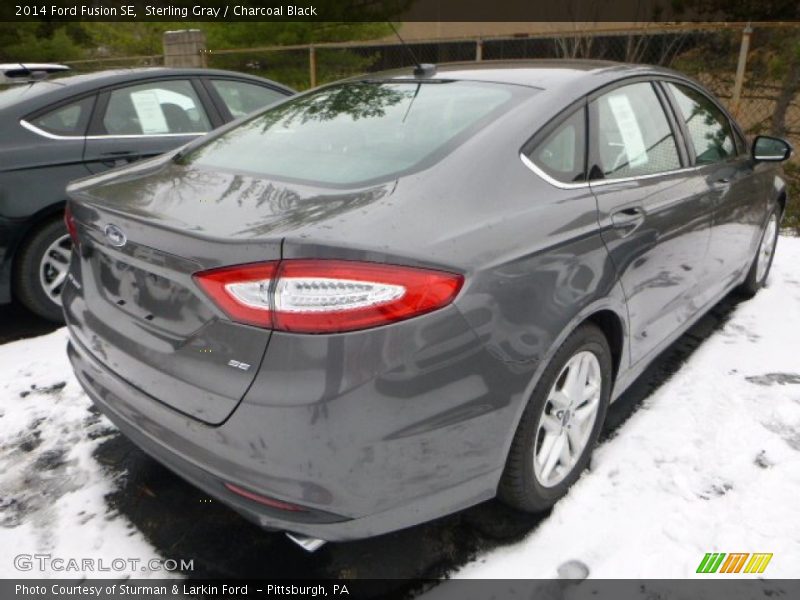 Sterling Gray / Charcoal Black 2014 Ford Fusion SE