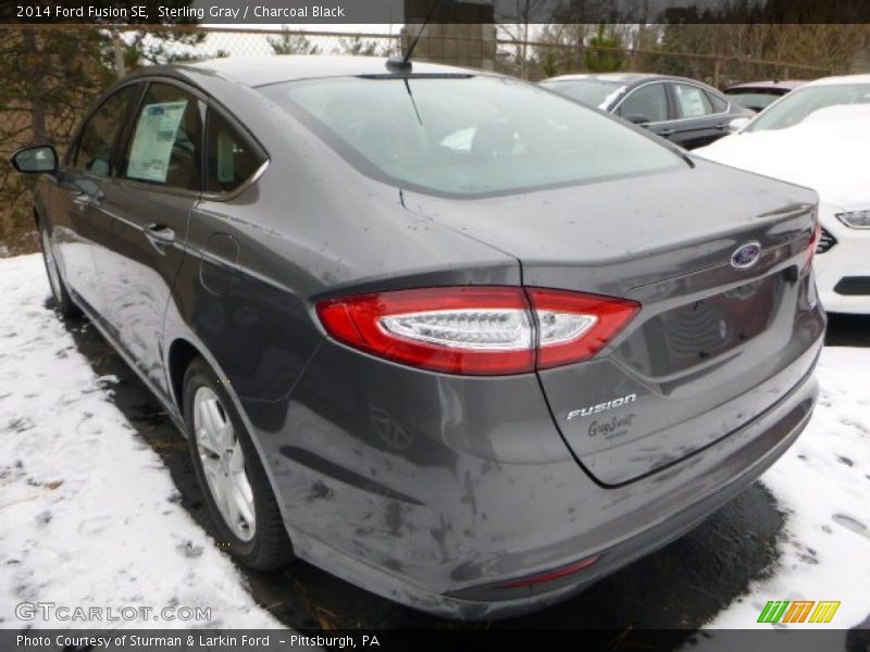 Sterling Gray / Charcoal Black 2014 Ford Fusion SE