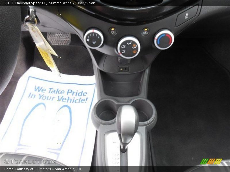 Summit White / Silver/Silver 2013 Chevrolet Spark LT