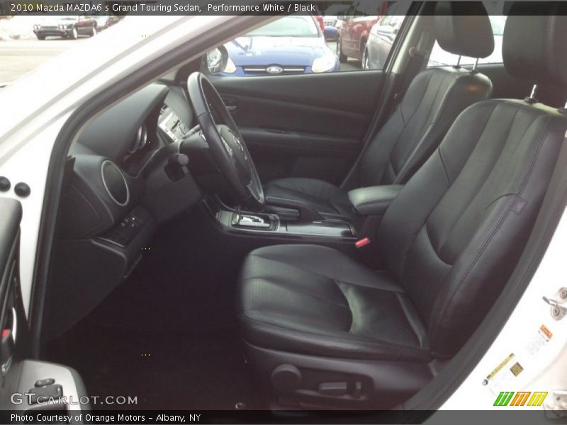 Performance White / Black 2010 Mazda MAZDA6 s Grand Touring Sedan