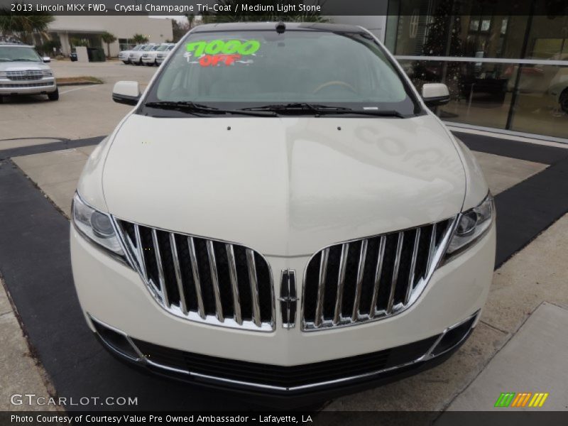 Crystal Champagne Tri-Coat / Medium Light Stone 2013 Lincoln MKX FWD