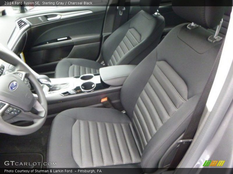 Sterling Gray / Charcoal Black 2014 Ford Fusion SE