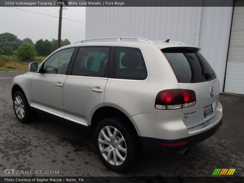 White Gold Metallic / Pure Beige 2009 Volkswagen Touareg 2 VR6