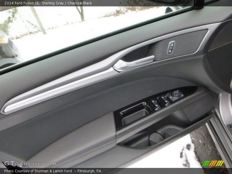 Sterling Gray / Charcoal Black 2014 Ford Fusion SE