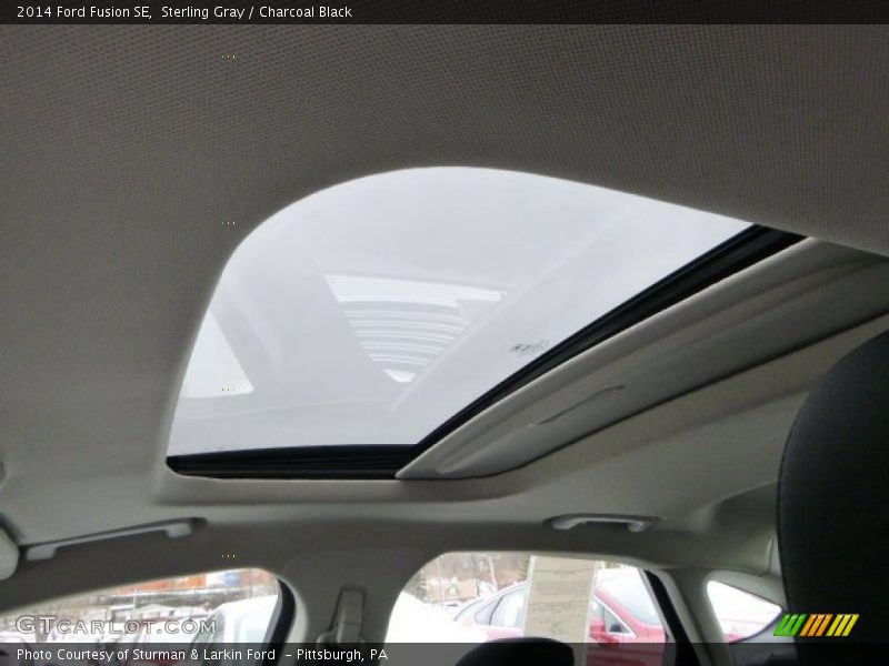 Sterling Gray / Charcoal Black 2014 Ford Fusion SE