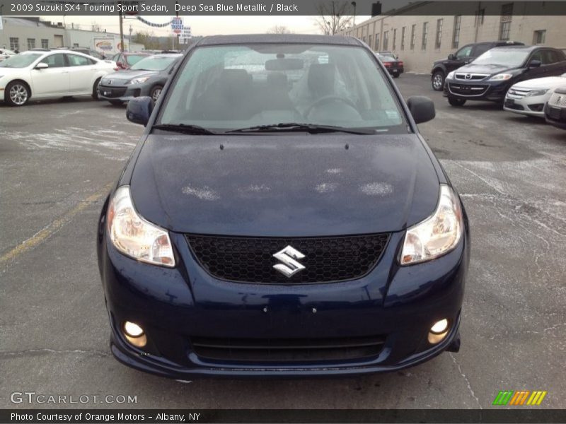Deep Sea Blue Metallic / Black 2009 Suzuki SX4 Touring Sport Sedan