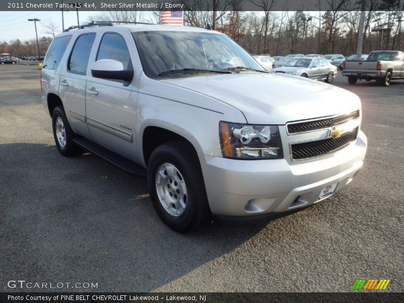 Sheer Silver Metallic / Ebony 2011 Chevrolet Tahoe LS 4x4