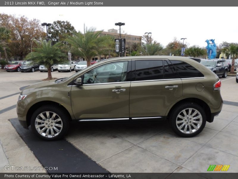 Ginger Ale / Medium Light Stone 2013 Lincoln MKX FWD