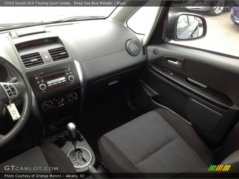 Deep Sea Blue Metallic / Black 2009 Suzuki SX4 Touring Sport Sedan