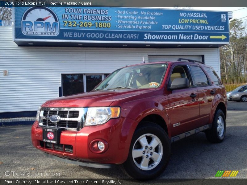 Redfire Metallic / Camel 2008 Ford Escape XLT