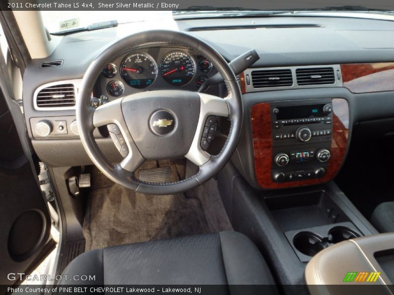 Sheer Silver Metallic / Ebony 2011 Chevrolet Tahoe LS 4x4