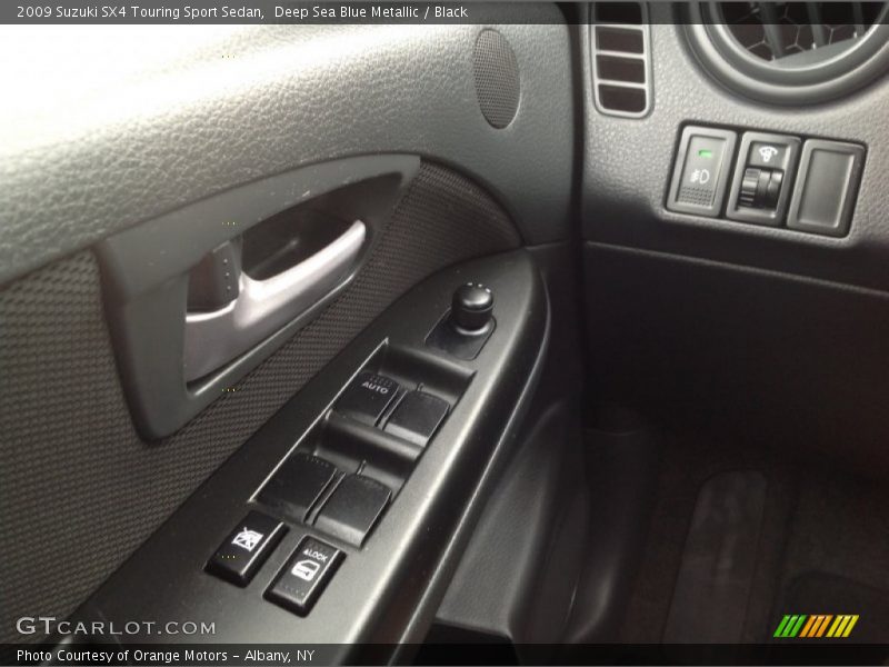 Deep Sea Blue Metallic / Black 2009 Suzuki SX4 Touring Sport Sedan